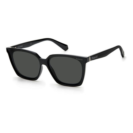 Polaroid Black Plastic Sunglasses - Hilstor