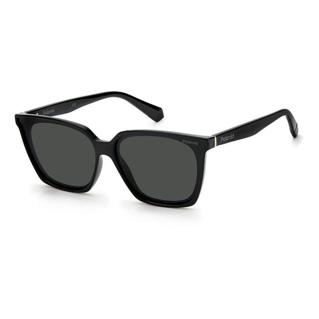 Polaroid Black Plastic Sunglasses - Hilstor