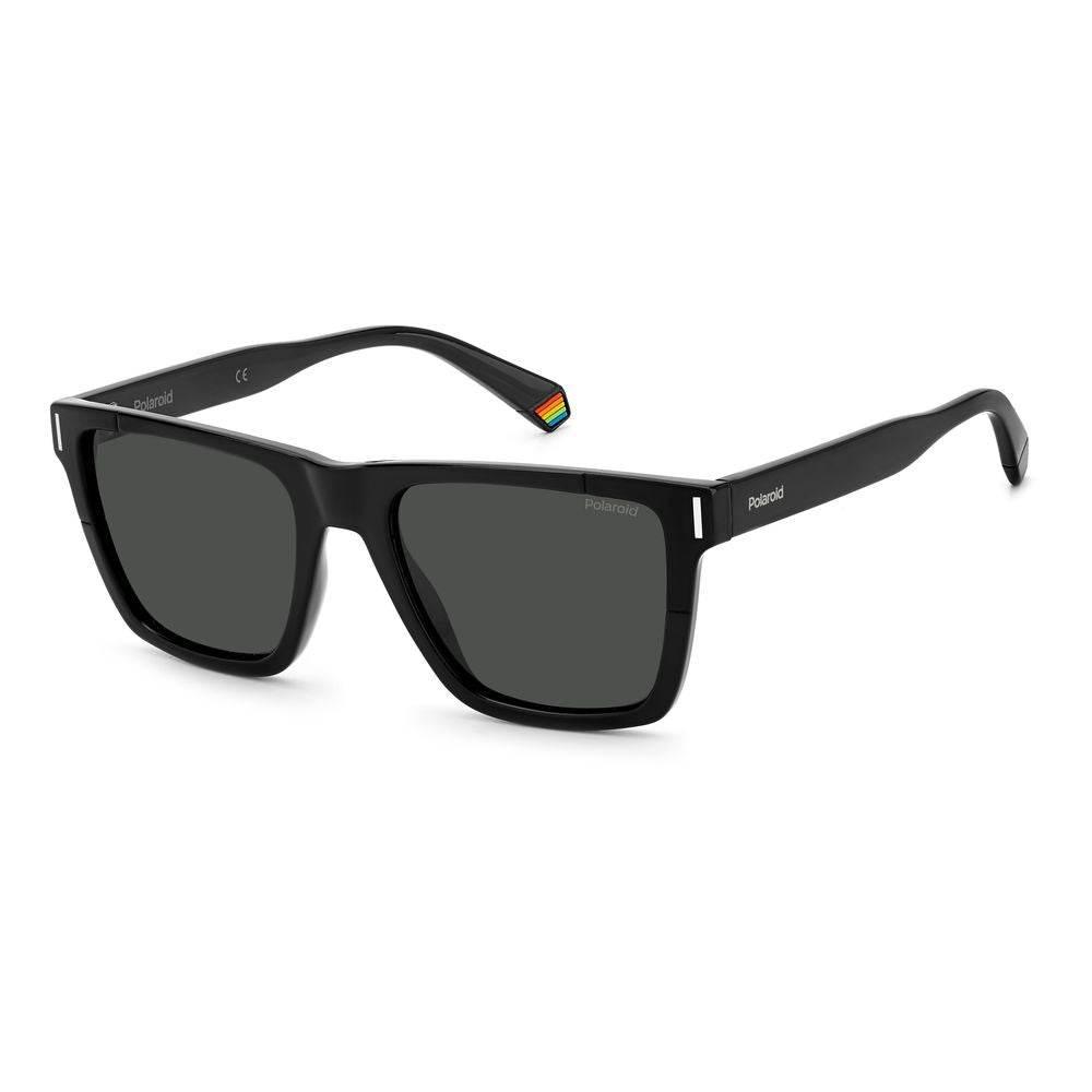 Polaroid Black Plastic Sunglasses - Hilstor