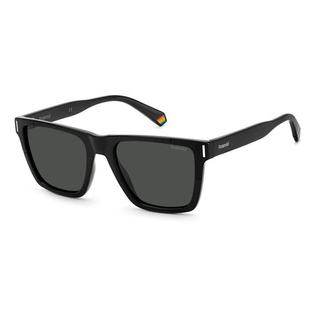 Polaroid Black Plastic Sunglasses - Hilstor