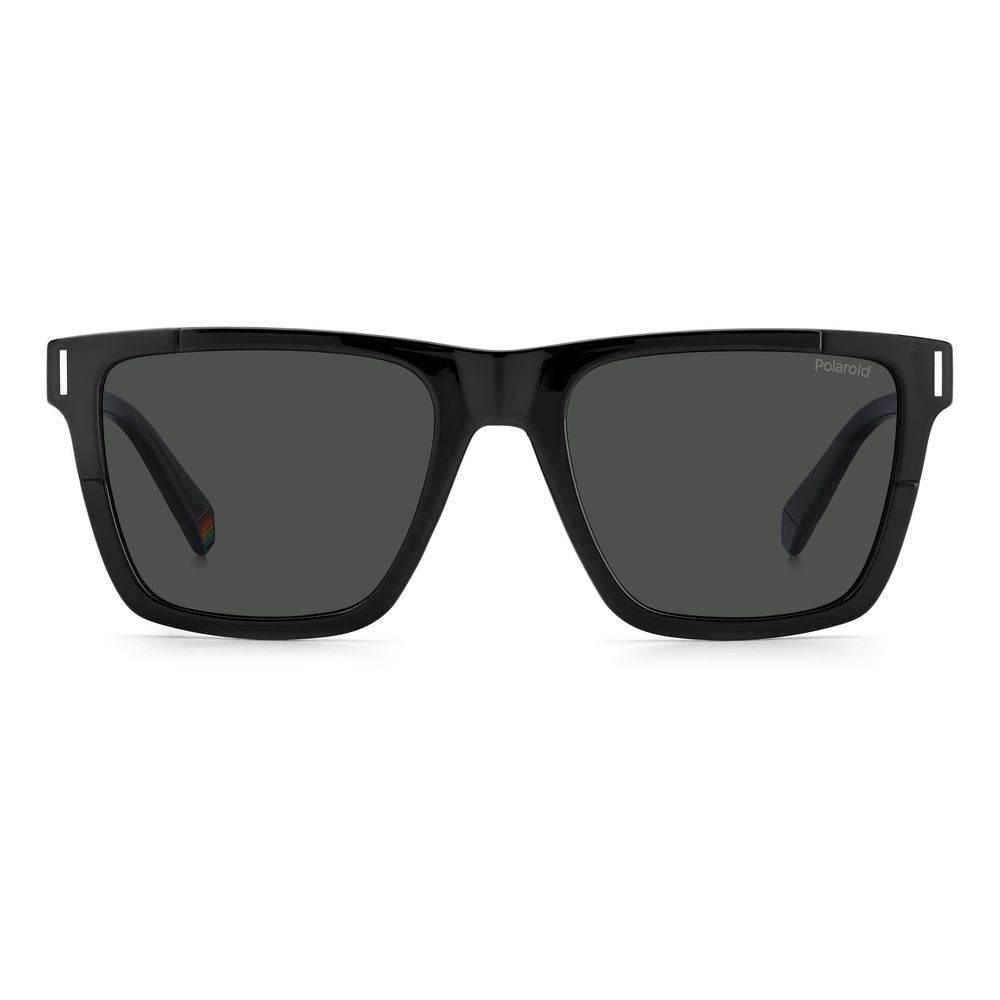 Polaroid Black Plastic Sunglasses - Hilstor