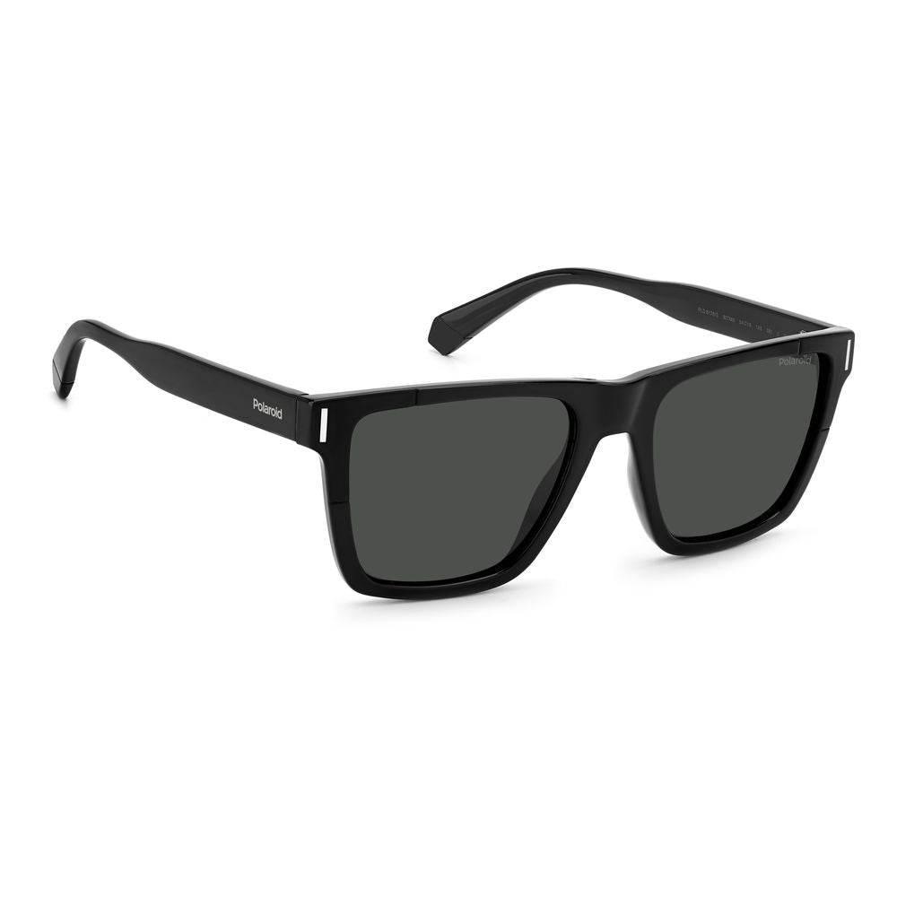 Polaroid Black Plastic Sunglasses - Hilstor