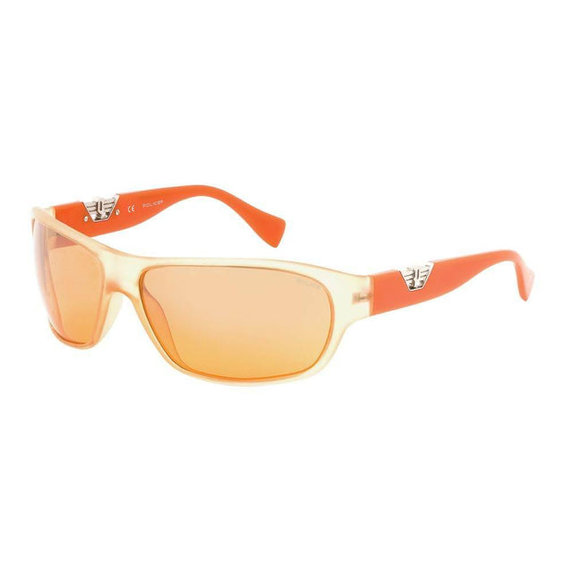 Police Orange Injected Sunglasses - Hilstor
