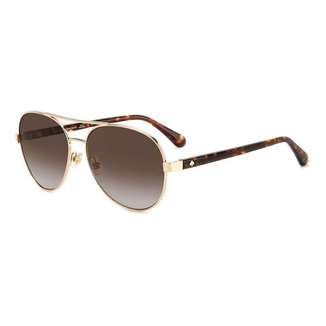 Kate Spade Gold Metal Sunglasses - Hilstor