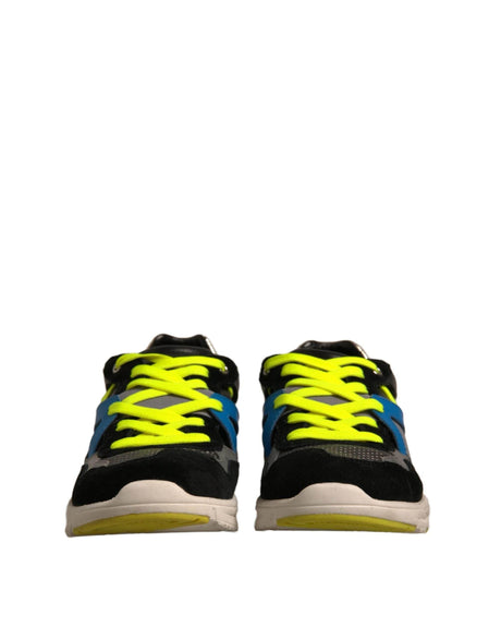 Dolce & Gabbana Multicolor Suede Low Top Sneakers Shoes - Hilstor