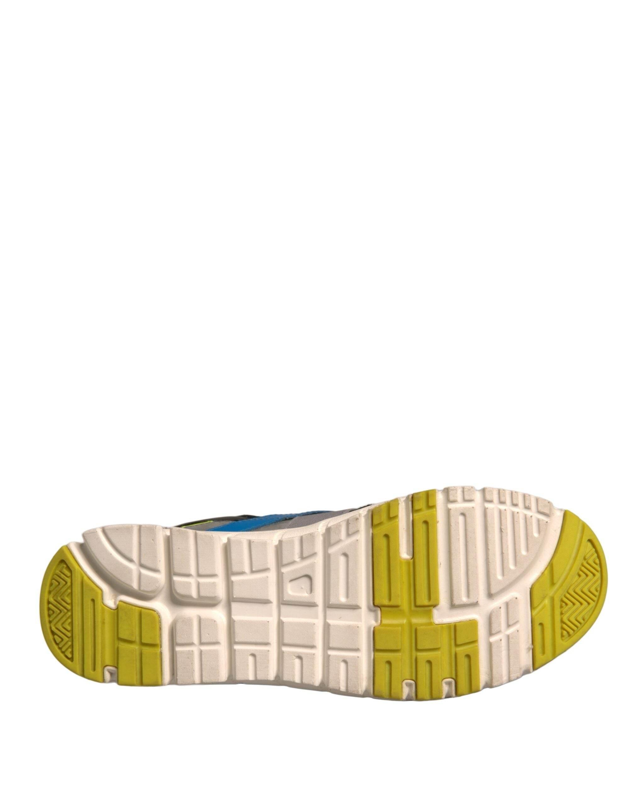 Dolce & Gabbana Multicolor Suede Low Top Sneakers Shoes - Hilstor
