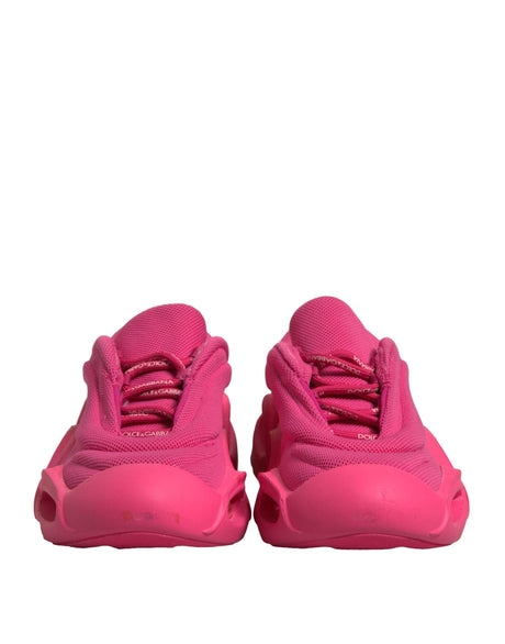 Dolce & Gabbana Pink Wave Low Top Lace Up Men Sneakers Shoes - Hilstor