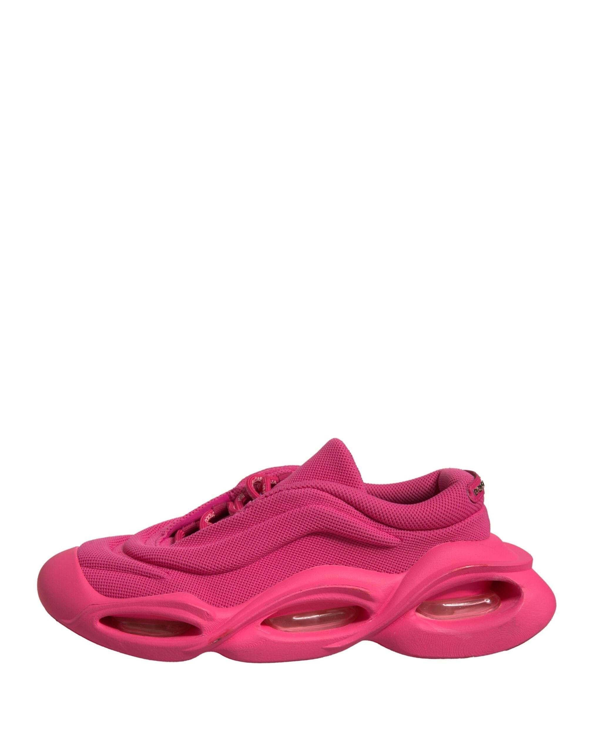Dolce & Gabbana Pink Wave Low Top Lace Up Men Sneakers Shoes - Hilstor