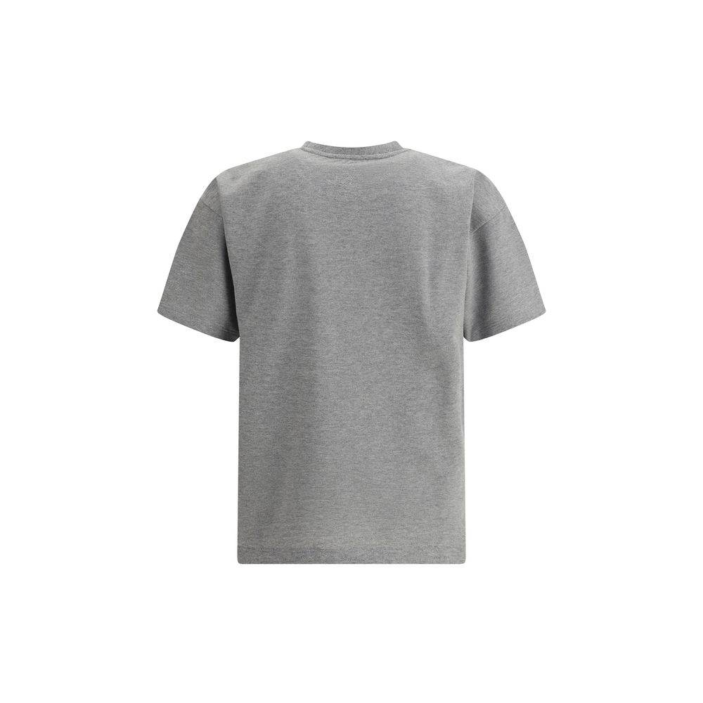 Saint Laurent Grey Cotton Oversized T-shirt - Hilstor