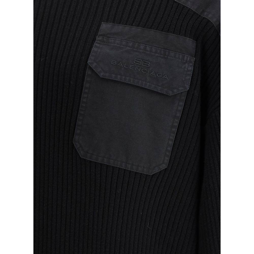 Balenciaga Military Sweater - Hilstor