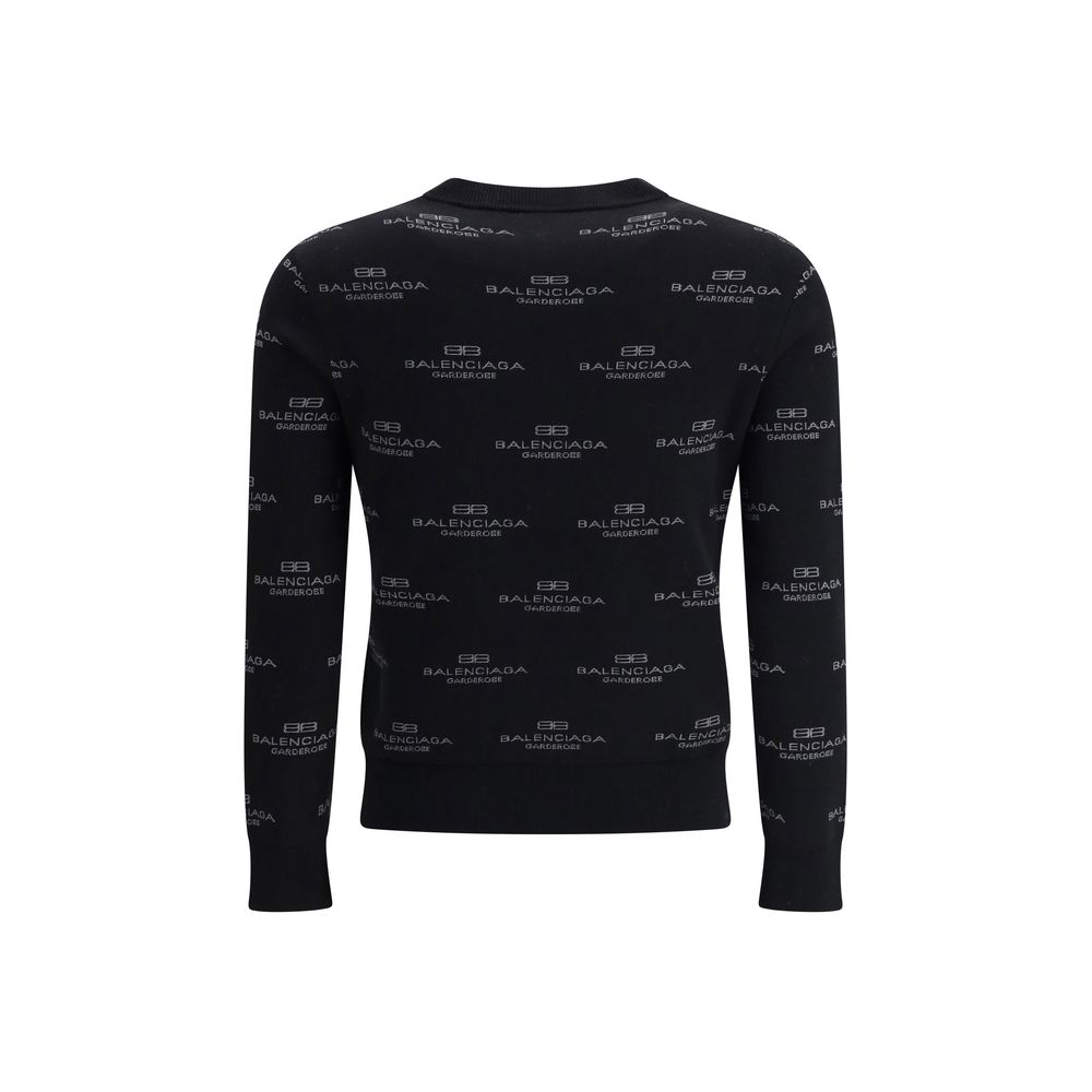 Balenciaga Sweater med all-over logo
