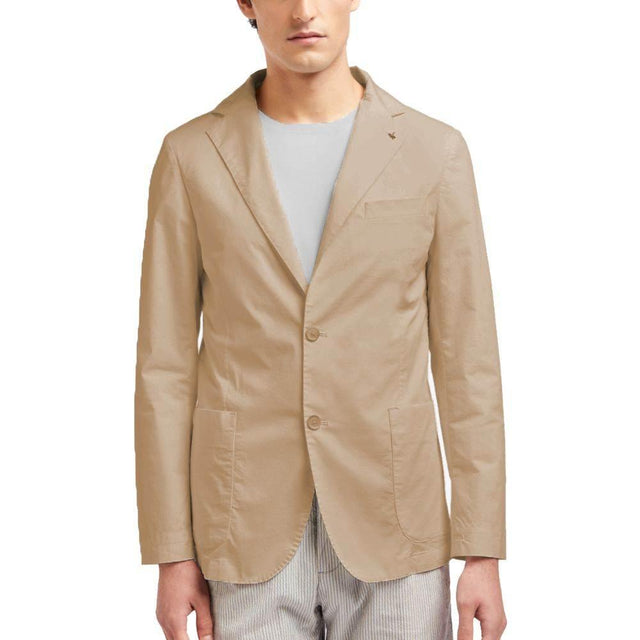 AT.P.CO Beige Cotton Blazer - Hilstor