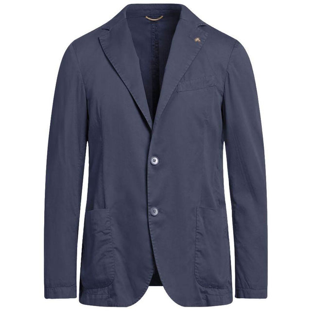 AT.P.CO Blue Cotton Blazer - Hilstor
