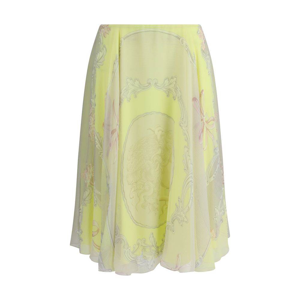 Versace Medusa Midi Skirt - Hilstor