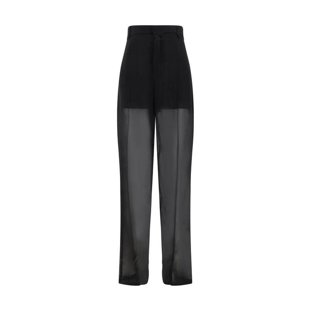 Blumarine Semi-sheer georgette Pants - Hilstor