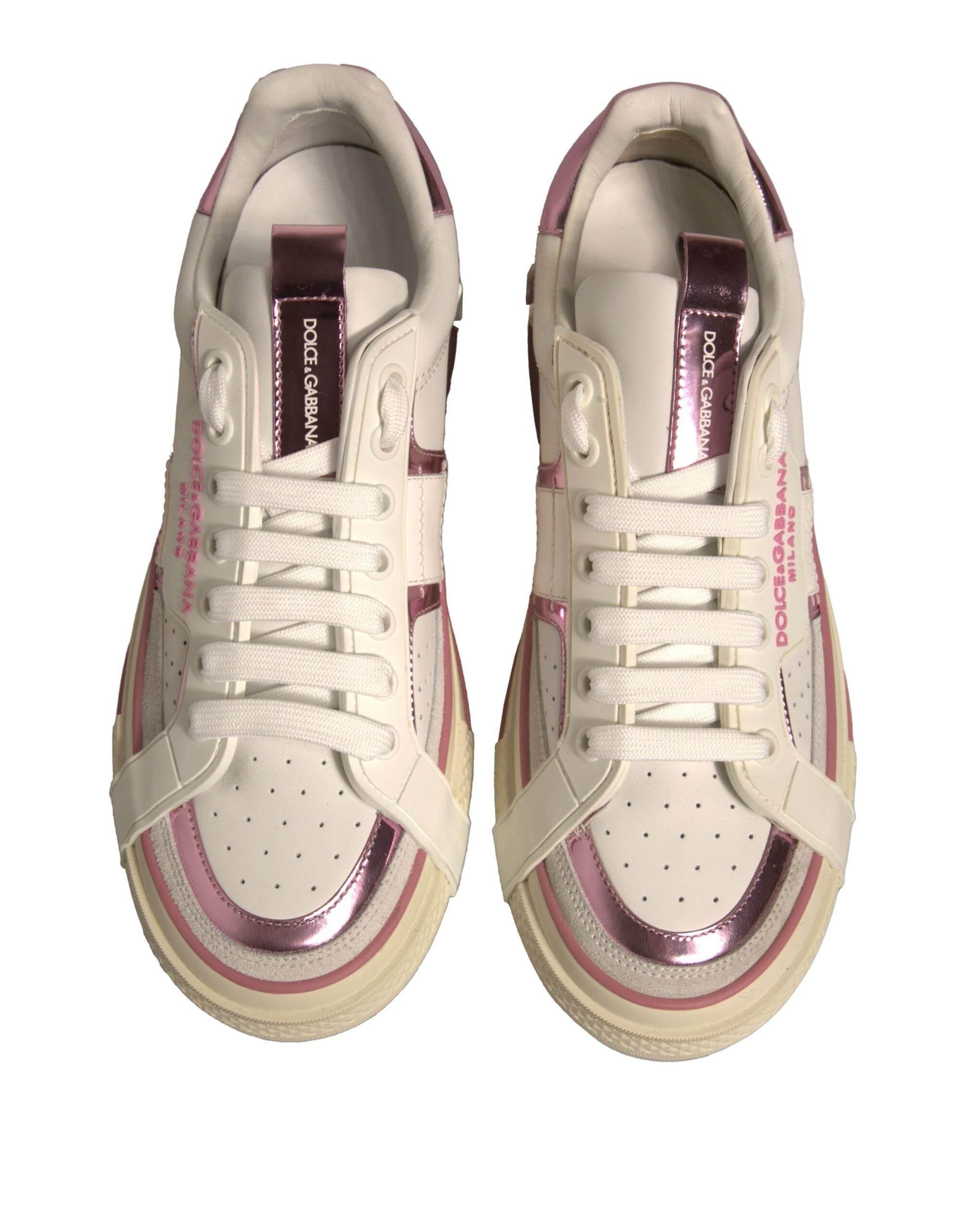 Dolce & Gabbana Multicolor Logo CUSTOM 2.Zero Sneakers Shoes - Hilstor