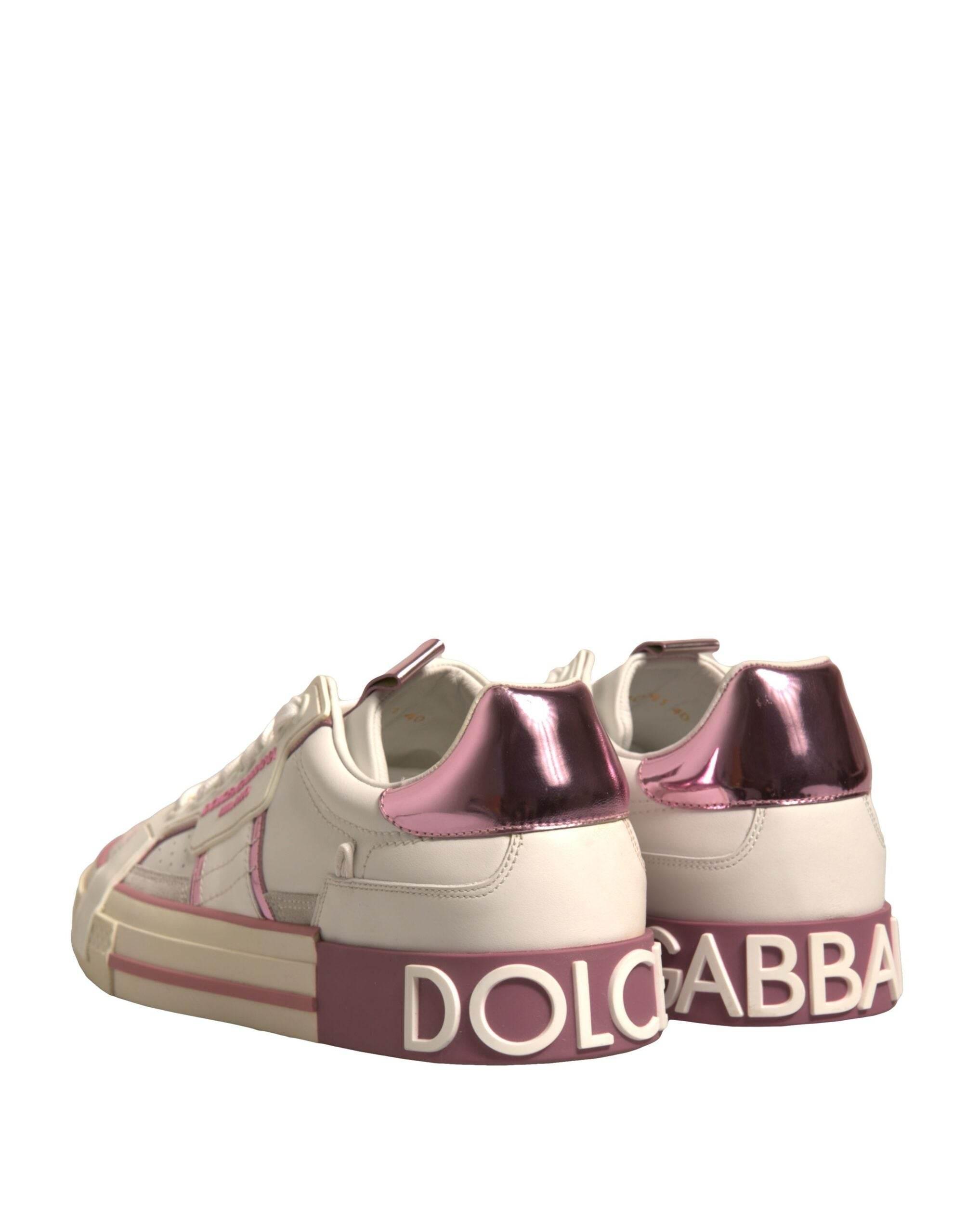 Dolce & Gabbana Multicolor Logo CUSTOM 2.Zero Sneakers Shoes - Hilstor