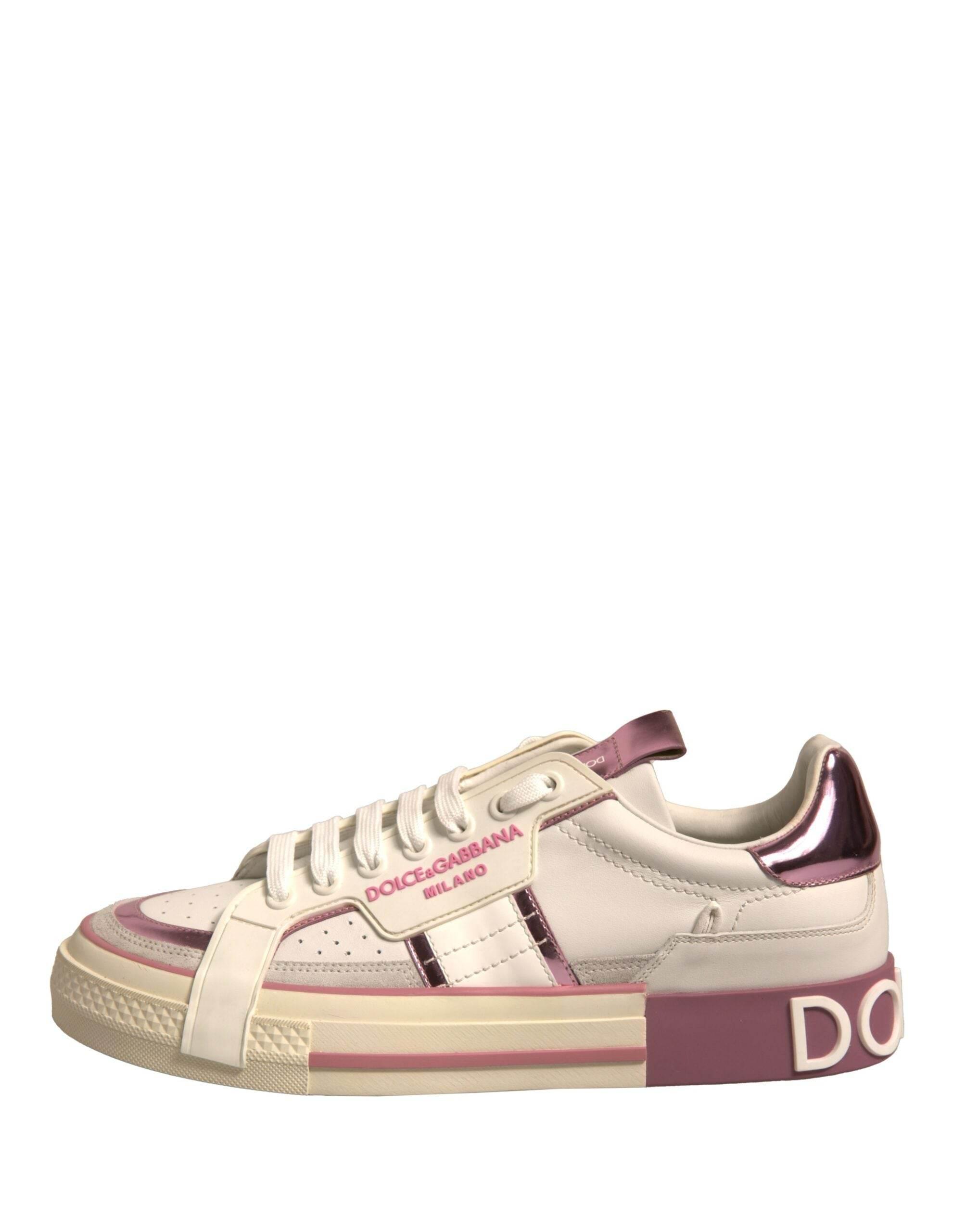 Dolce & Gabbana Multicolor Logo CUSTOM 2.Zero Sneakers Shoes - Hilstor