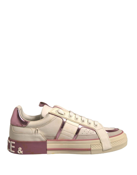 Dolce & Gabbana Multicolor Logo CUSTOM 2.Zero Sneakers Shoes - Hilstor