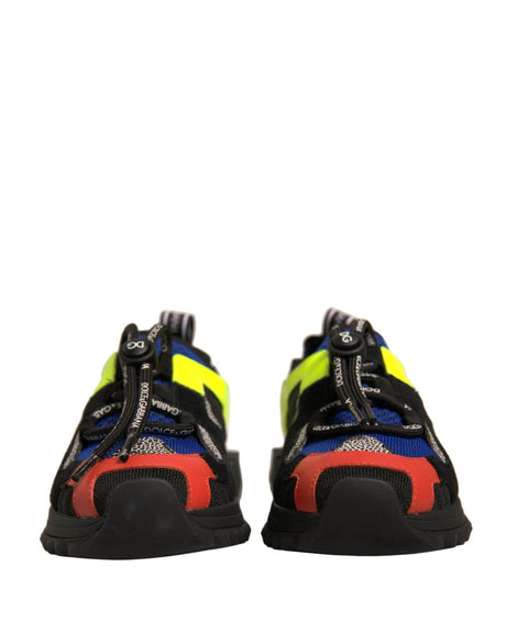 Dolce & Gabbana Multicolor Low Top Sorrento Sneakers Shoes - Hilstor