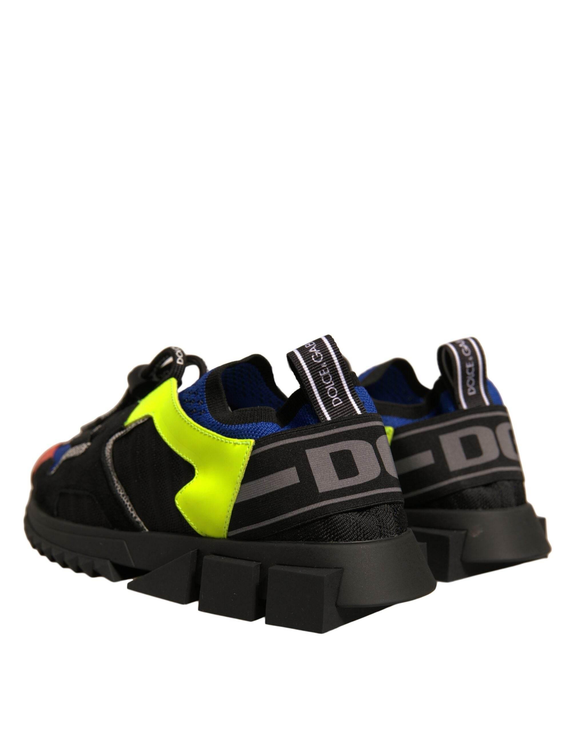 Dolce & Gabbana Multicolor Low Top Sorrento Sneakers Shoes - Hilstor