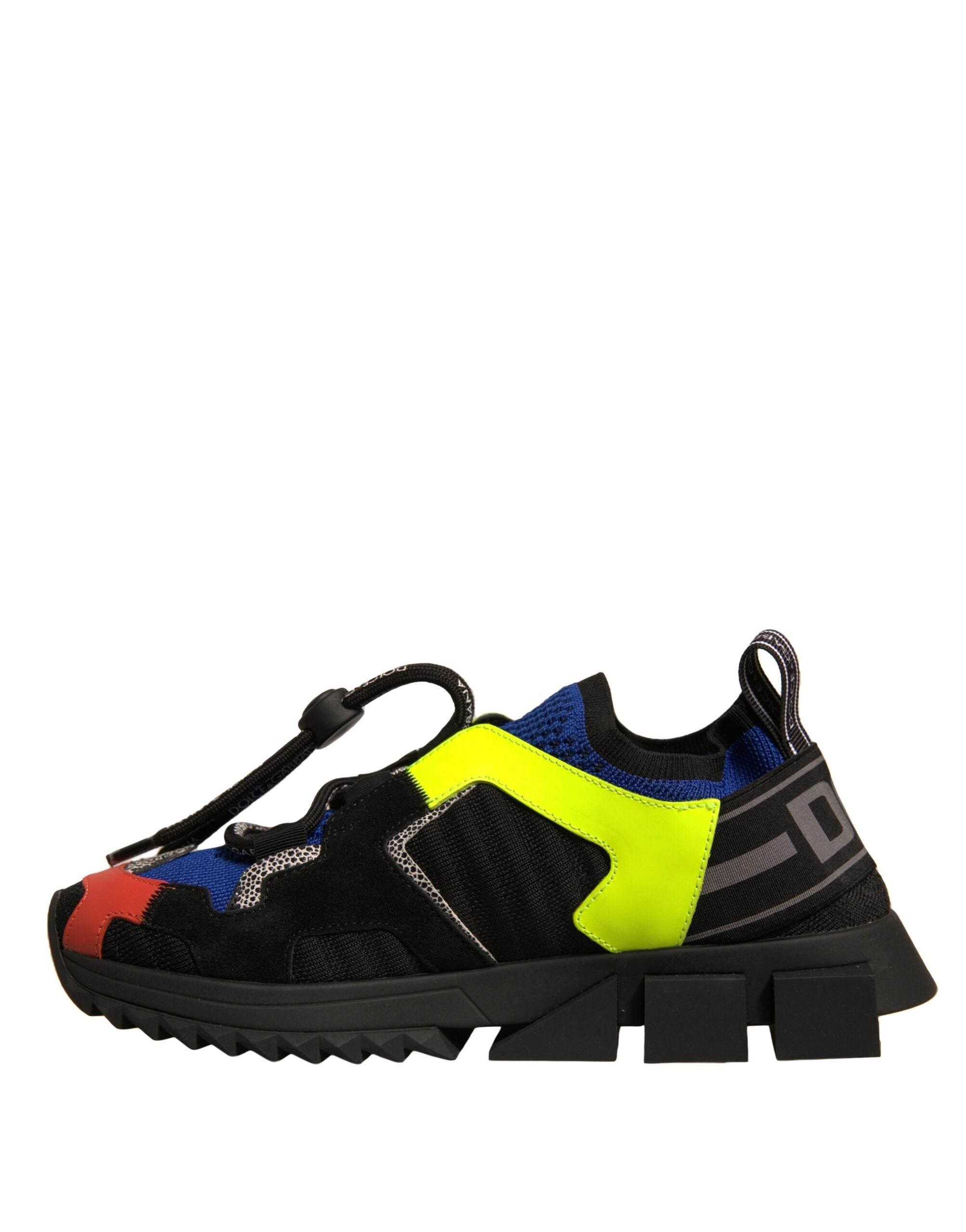 Dolce & Gabbana Multicolor Low Top Sorrento Sneakers Shoes - Hilstor