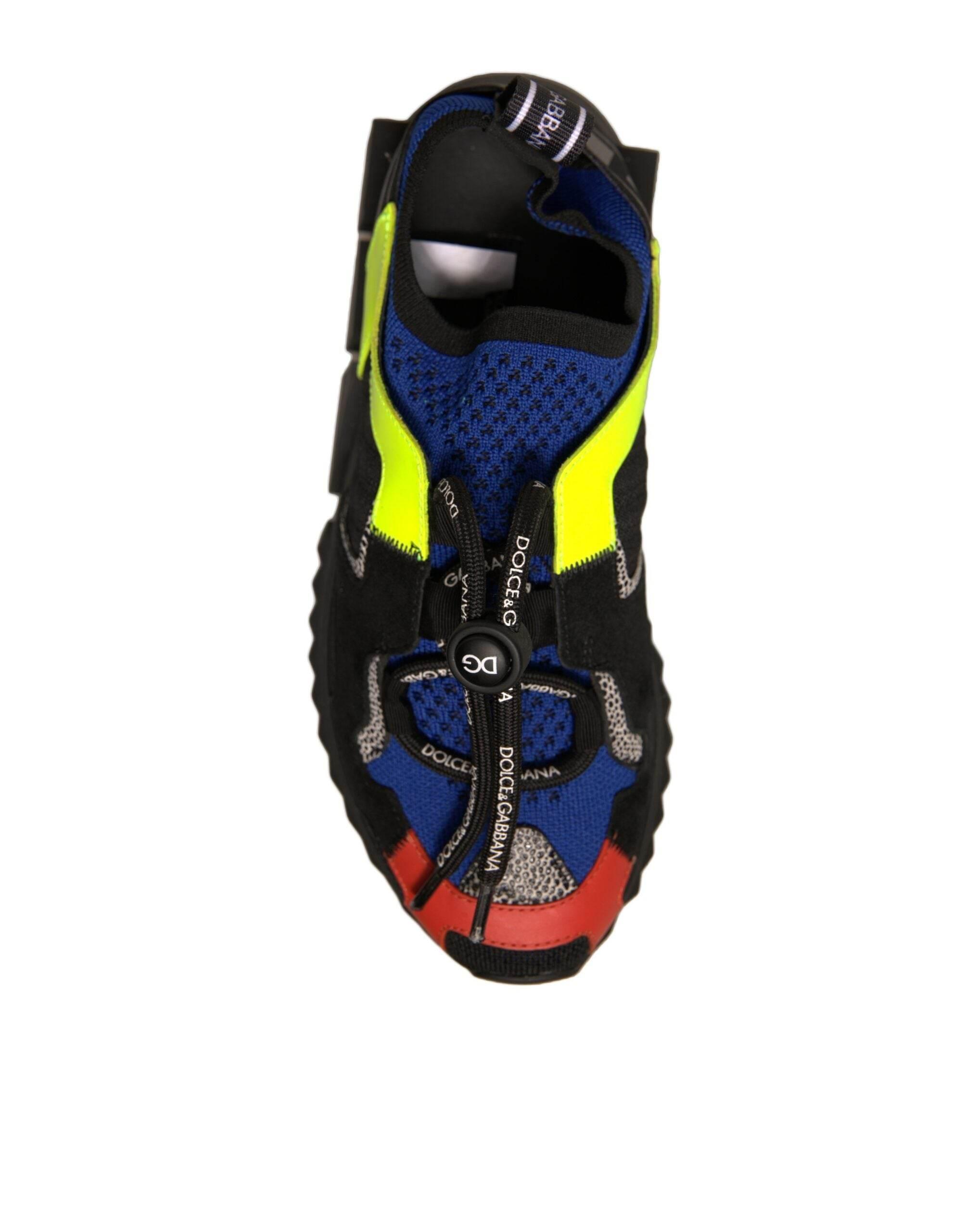 Dolce & Gabbana Multicolor Low Top Sorrento Sneakers Shoes - Hilstor