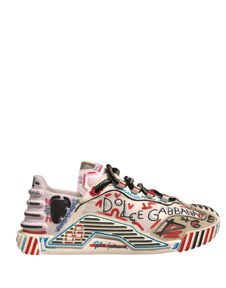 Dolce & Gabbana Multicolor Suede Fabric NS1 Sneakers Shoes - Hilstor