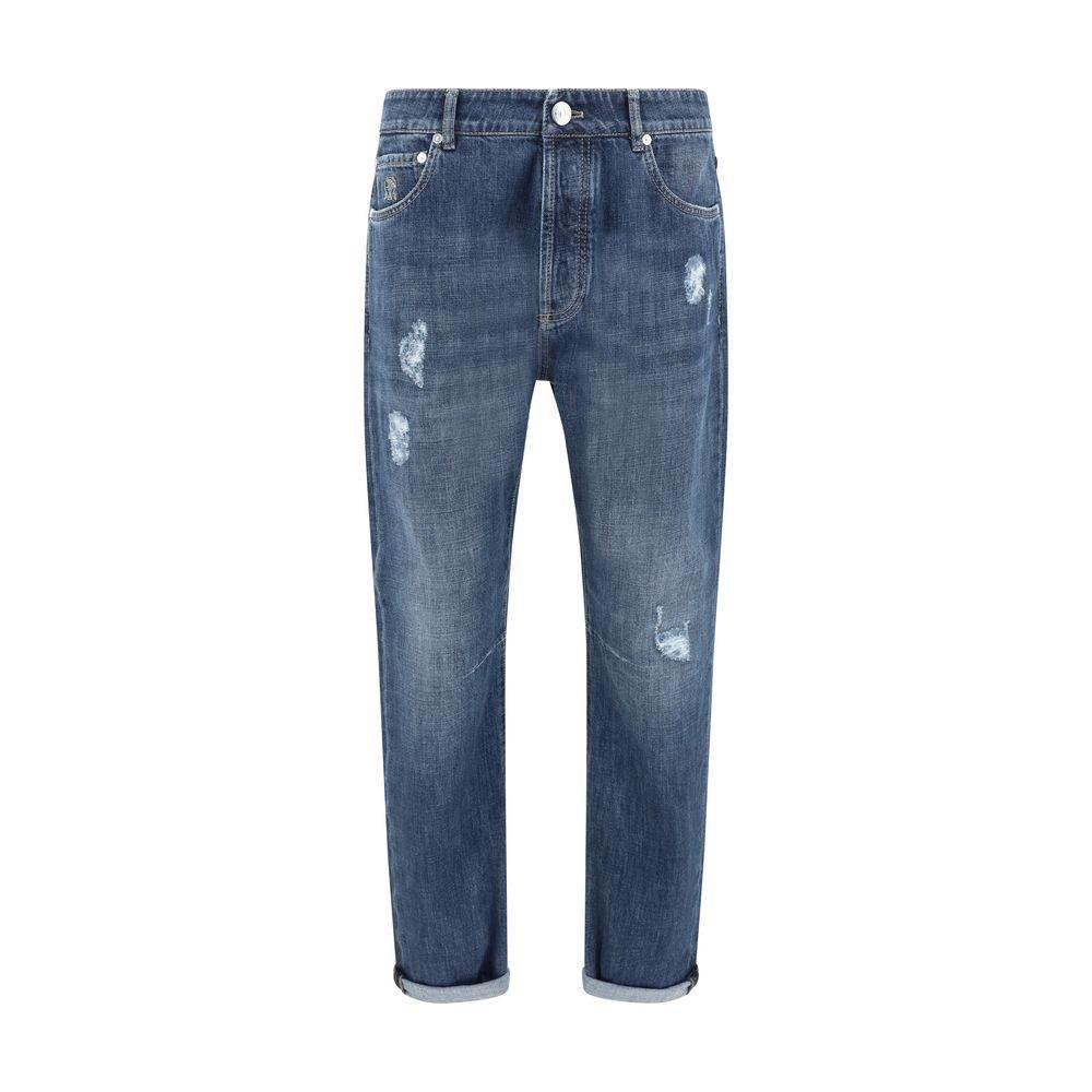 Brunello Cucinelli Worn-out Jeans - Hilstor