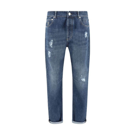 Brunello Cucinelli Worn-out Jeans - Hilstor