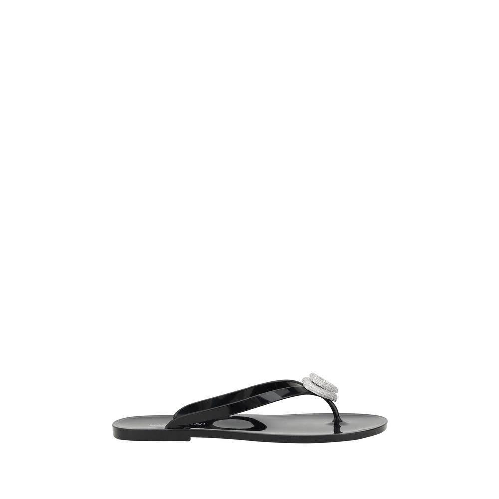 MACH & MACH Flip-flop Sandals with double heart - Hilstor