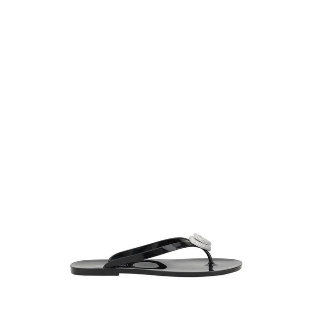 MACH & MACH Flip-flop Sandals with double heart - Hilstor