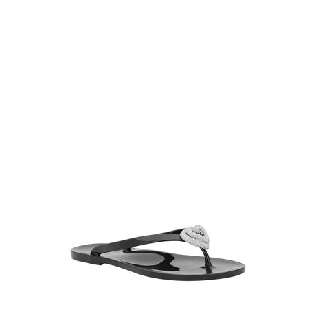 MACH & MACH Flip-flop Sandals with double heart - Hilstor