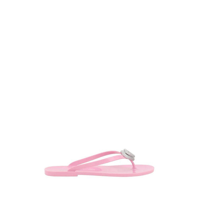 MACH & MACH Flip-flop Sandals with double heart - Hilstor