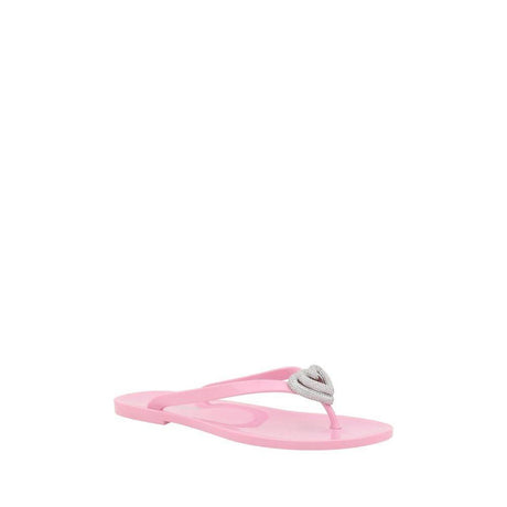 MACH & MACH Flip-flop Sandals with double heart - Hilstor