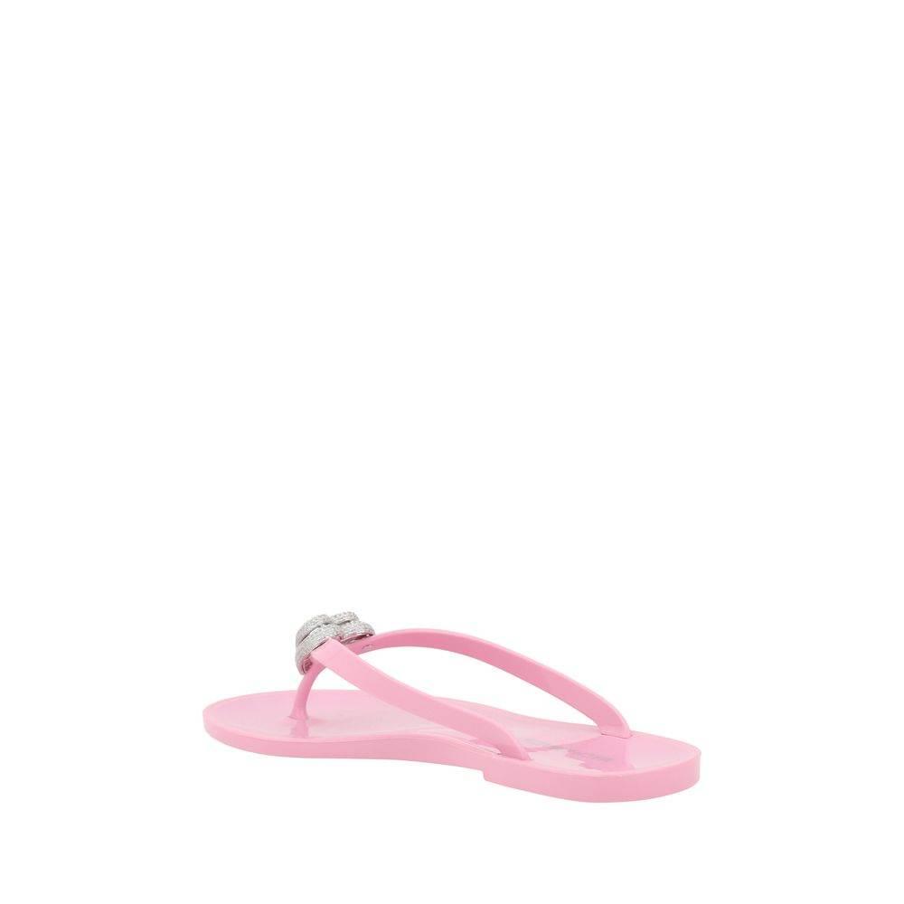 MACH & MACH Flip-flop Sandals with double heart - Hilstor