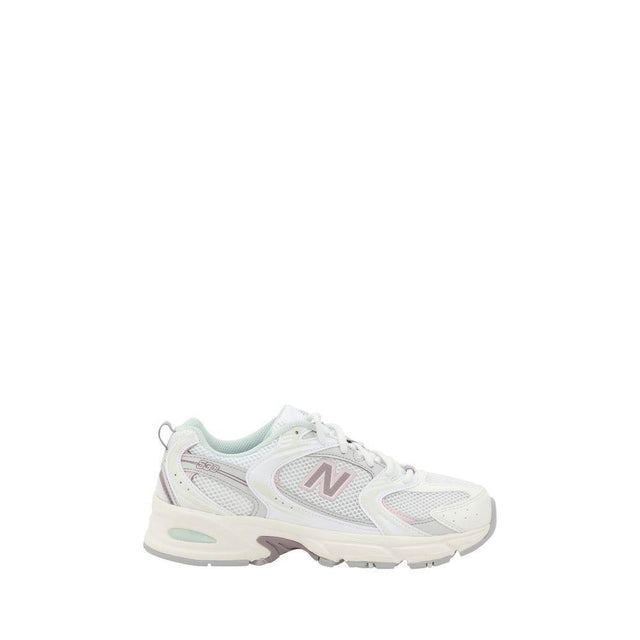 New Balance White Leather Tier 3 Sneakers - Hilstor