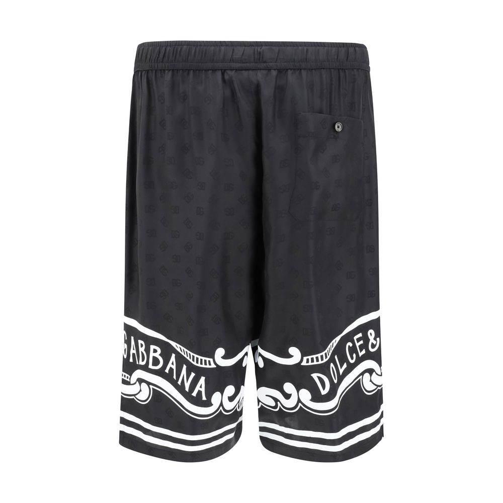 Dolce & Gabbana Silk Shorts - Hilstor
