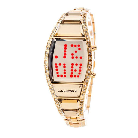 Chronotech Gold Stainless Steel Watch - Hilstor