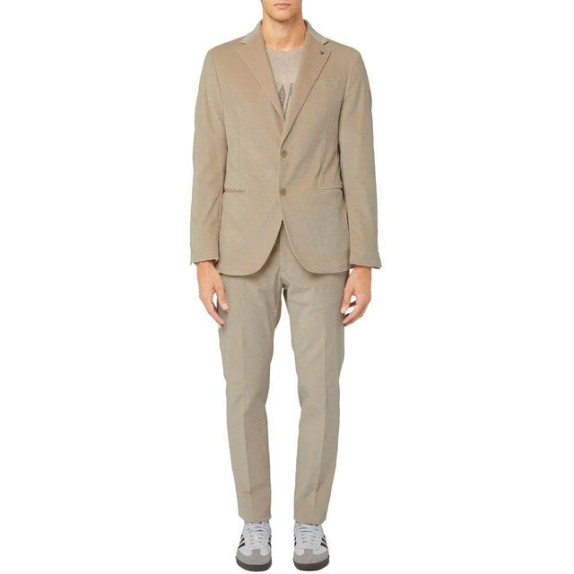 AT.P.CO Beige Cotton Men Suit - Hilstor