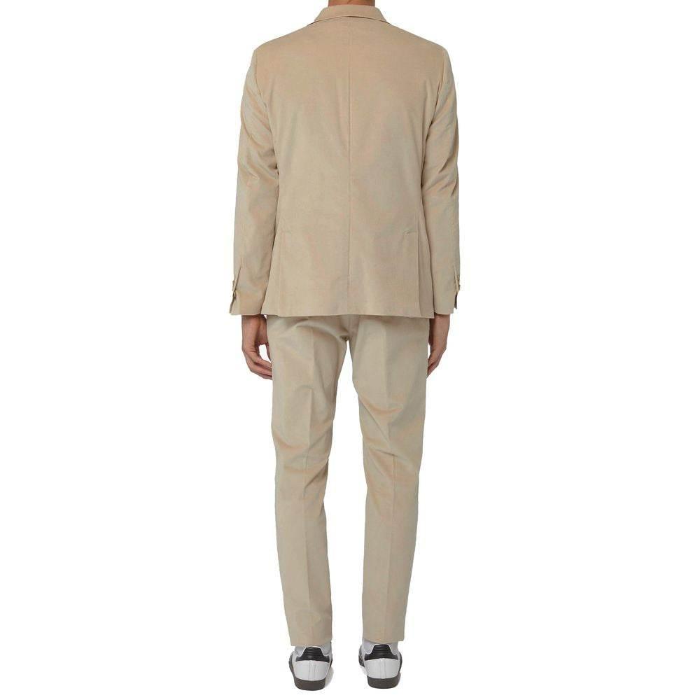 AT.P.CO Beige Cotton Men Suit - Hilstor