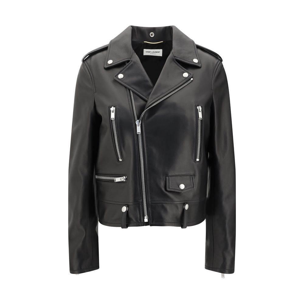 Saint Laurent Leather Jacket - Hilstor