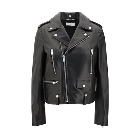 Saint Laurent Leather Jacket - Hilstor
