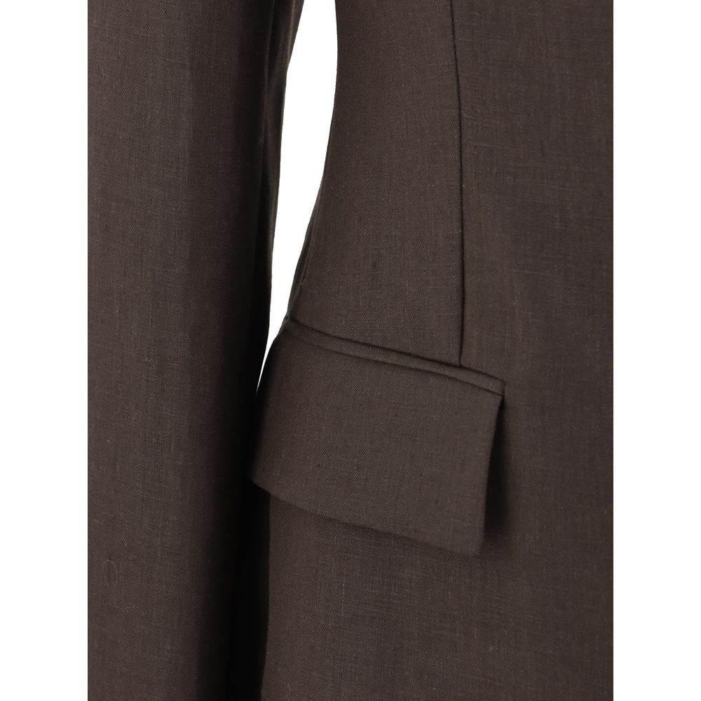 Brunello Cucinelli Linen Blazer Jacket - Hilstor