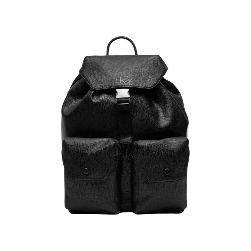 Calvin Klein Jeans Black Polyethylene Backpack - Hilstor