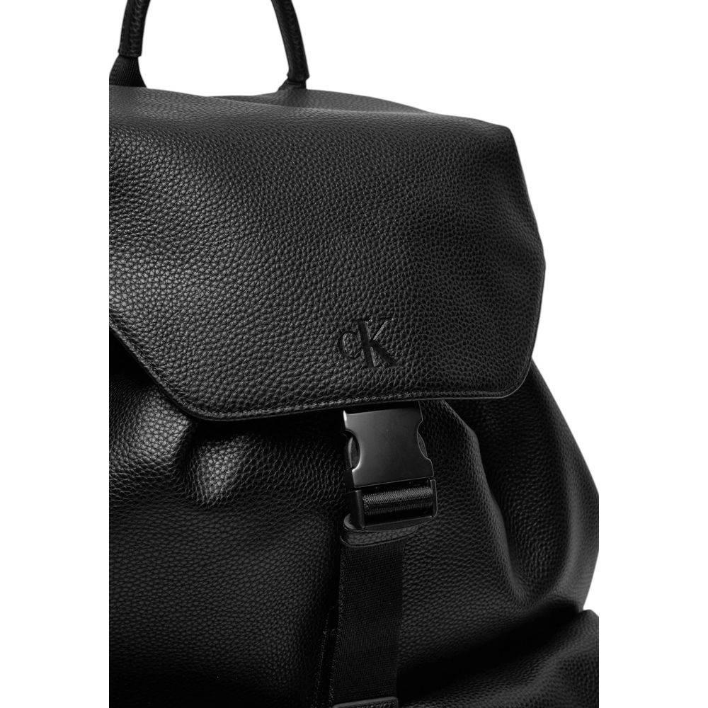 Calvin Klein Jeans Black Polyethylene Backpack - Hilstor