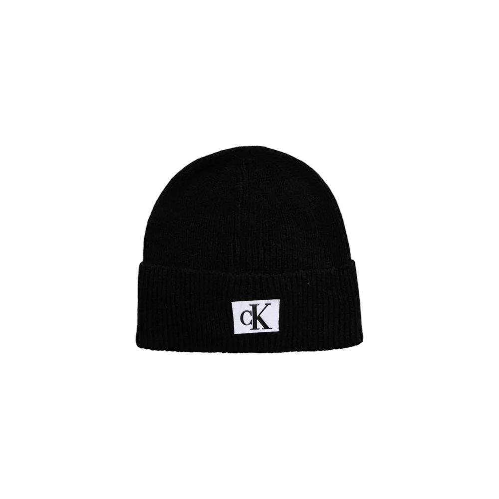 Calvin Klein Jeans Black Acrylic Hats & Cap - Hilstor