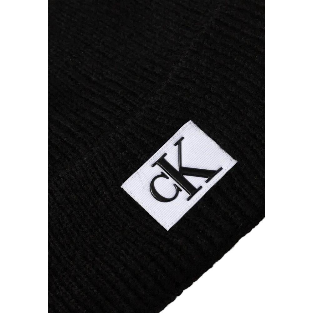 Calvin Klein Jeans Black Acrylic Hats & Cap - Hilstor