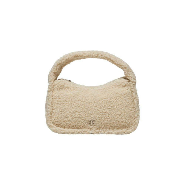 Calvin Klein Jeans Cream Recycled Polyester Handbag - Hilstor