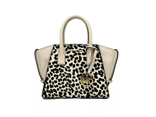 Michael Kors Avril XS Cream Cheetah Satchel Crossbody Bag Purse - Hilstor